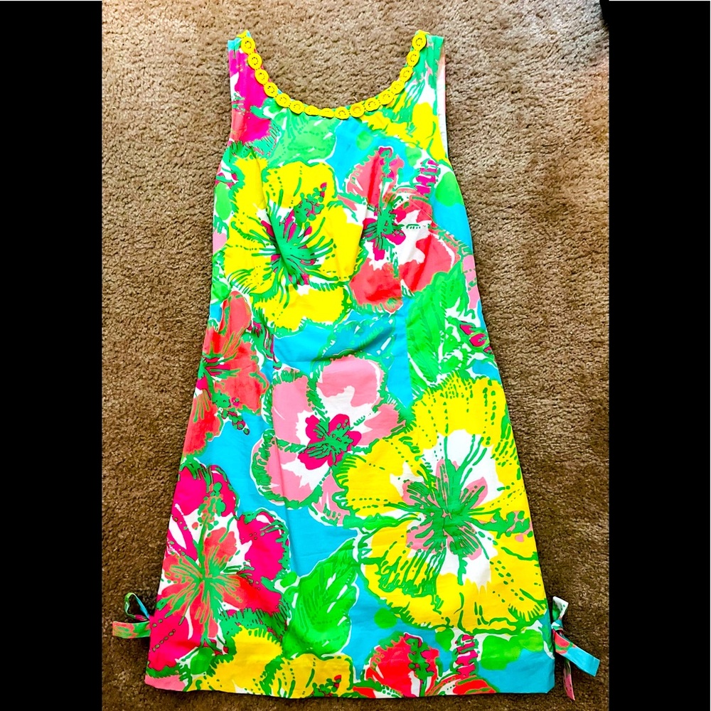 EUC Lilly Pulitzer Floral Shift Dress